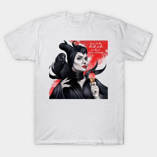 Maleficent T-Shirt by helen_morgun